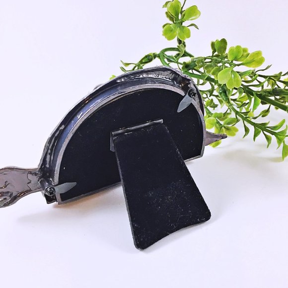 Small Metal Turtle Picture Frame by Folk Frames by Ruth Reynolds Darby for Ashle - Picture 4 of 4